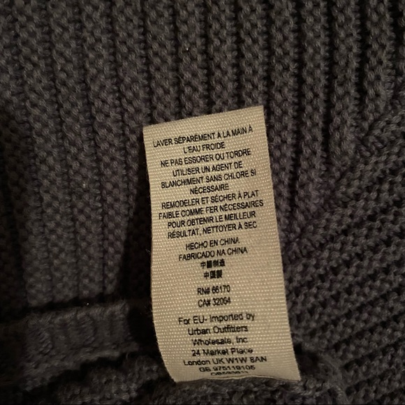 Free People La Brea V-Neck Sweater - Slate - Picture 4 of 5